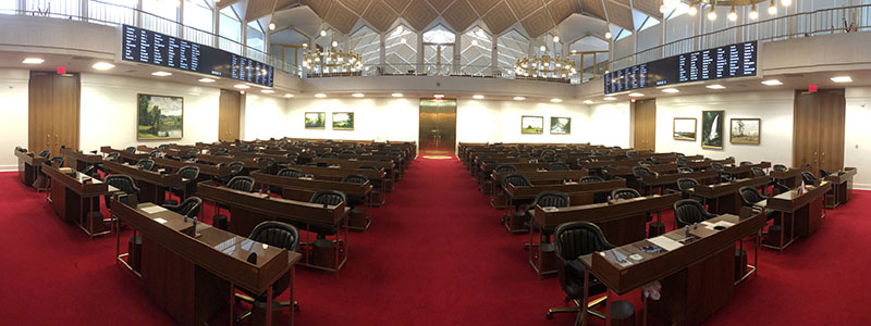 House chamber panoramic photo